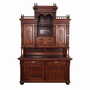 Vintage cabinet oak wood brown 0