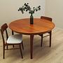 Dining table teak 1960s 122cm 2