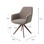 Hiroo Dining Chair Foggy Fusion 4