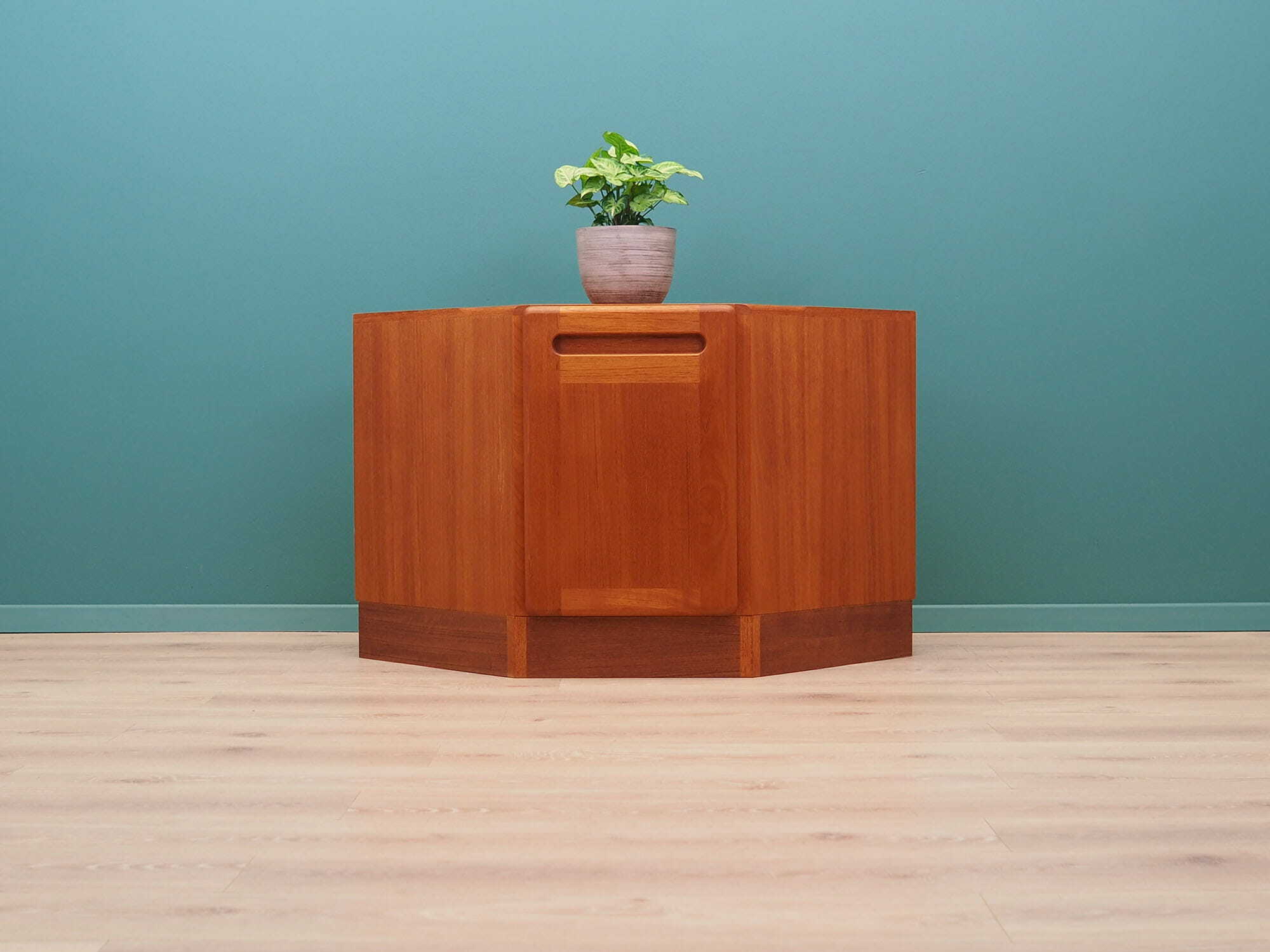 Vintage Schrank Teakholz Braun 1970er Jahre 1