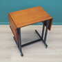 Vintage Table Wood Metal Brown 1970s 7
