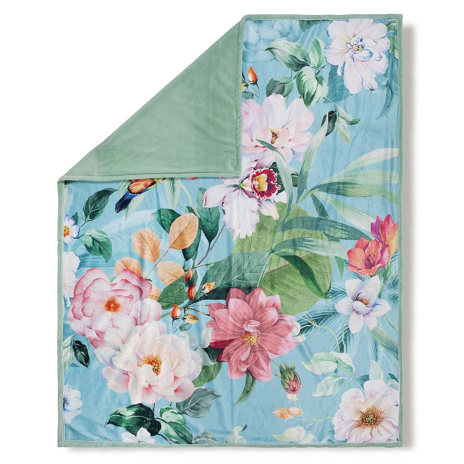 Plaid Fungi Polysamt 130 x 160 cm 1