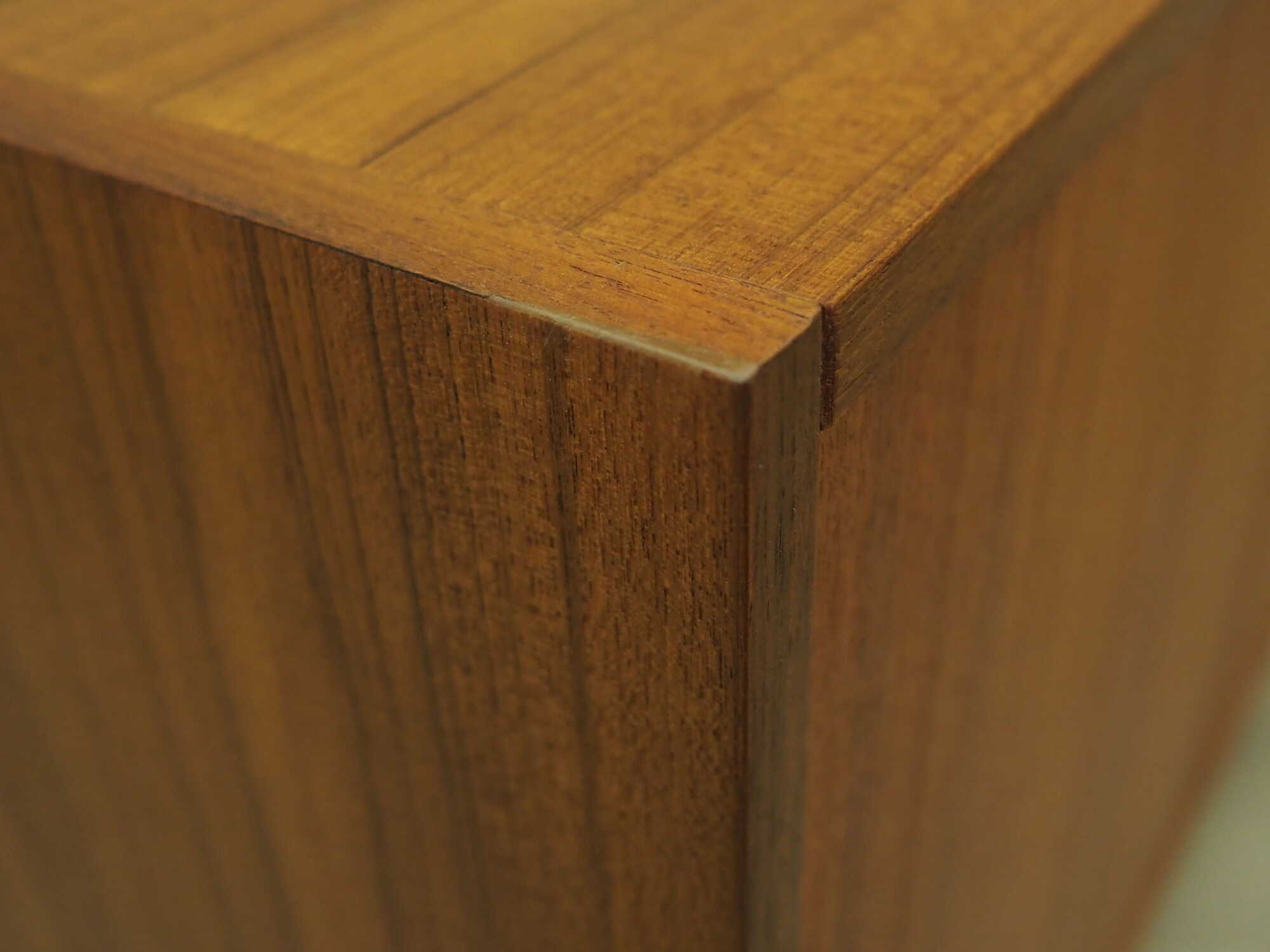 Vintage cabinet mahogany brown 1970s 8
