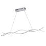 3-light LED pendant lamp Lasana IV Steel 1