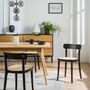2x Esszimmerstuhl Polywood Rattan Buche Massiv 0
