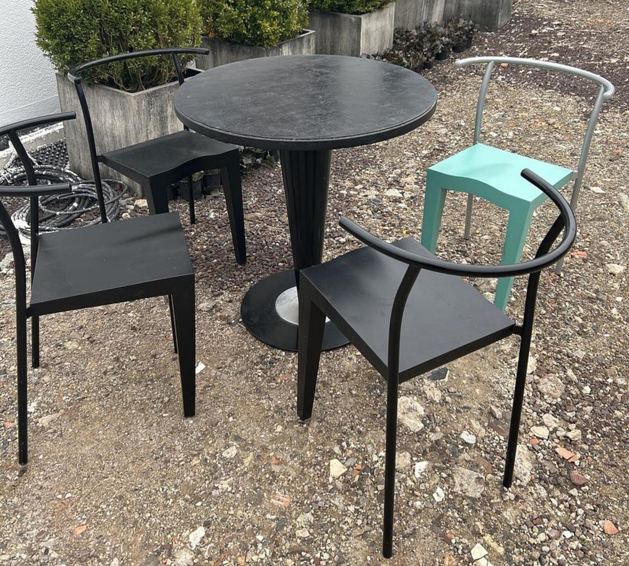 Dr. Glob Chair by Philipp Starck Plastic Metal Turquoise 1