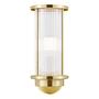 1-Flammig Wandleuchte Linton Messing PVC 4