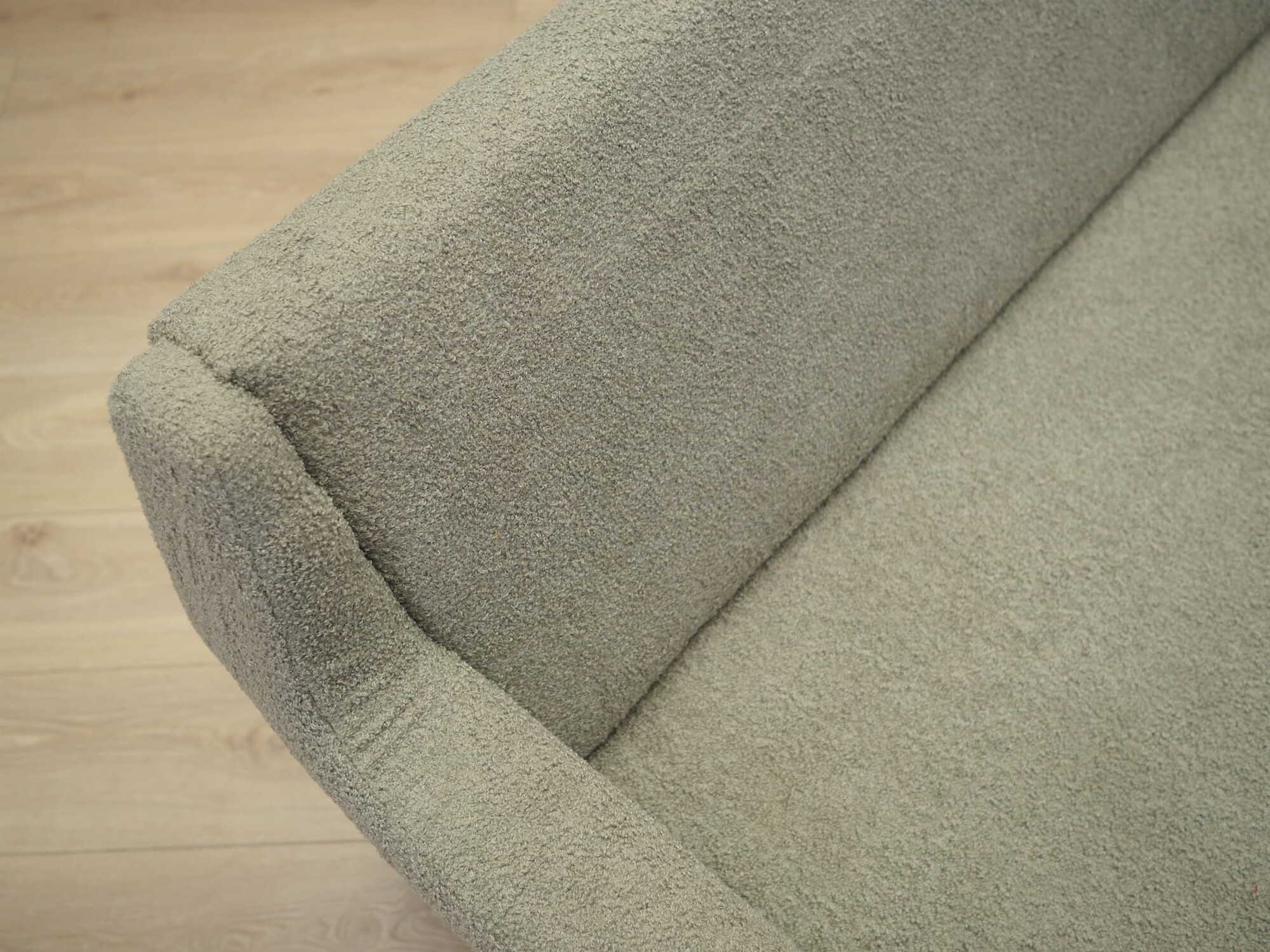 Sofa Teakholz Textil 1970er Grau Jahre 8