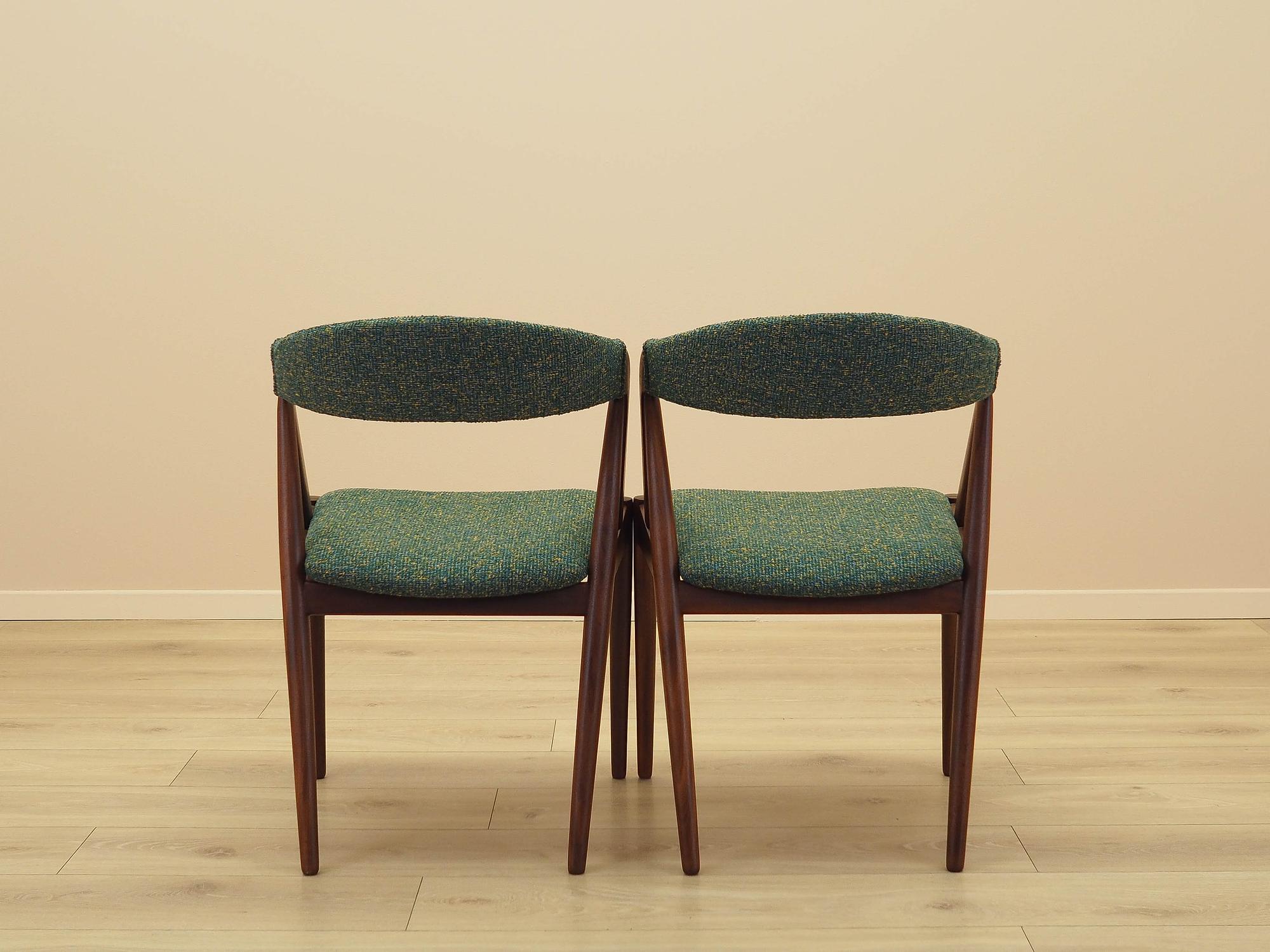 Chairs 2x Teak Green 7