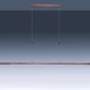 LED Pendelleuchte 3-flammig Aluminium 7
