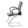 Parma V Chair Cantilever Leather Brown 8