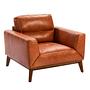 Sessel Leder Braun 1
