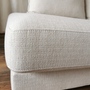 Tribeca Ecksofa Links Stoff Weiß Creme 4