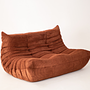 Togo 2-Sitzer Sofa Cord Umber 1