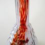 Vaso in vetro rosso 
 6