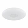LED Deckenleuchte 1-flammig Glas Metall Weiß 0