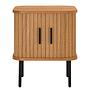 Nightstand BARAWOH real wood veneer oak 2