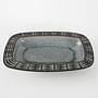 Ceramic plate Brown 1960s 4