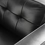Chester armchair Leather Black 4