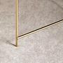 Allure Runder Beistelltisch Spiegel Gold 1