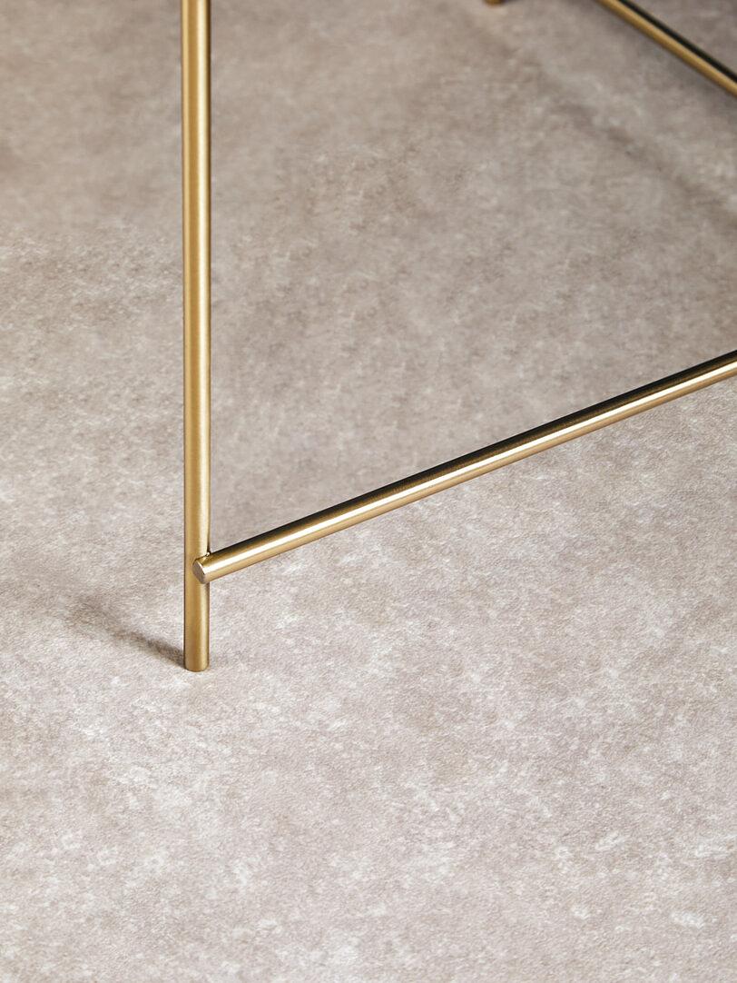 Allure Runder Beistelltisch Spiegel Gold 1