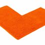 Mikrofaser Eckbadematte Orange Öko-Tex Standard 100 0