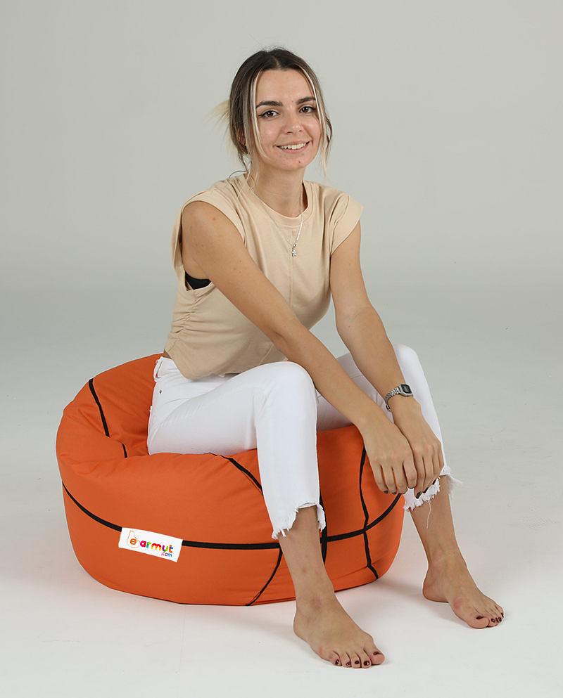 Basketball Kids Garten Sitzsack Orange 4
