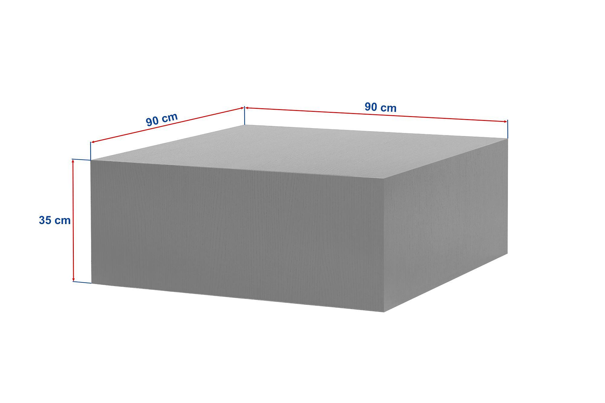 Prizma Couchtisch Eichen-Optik Braun 7