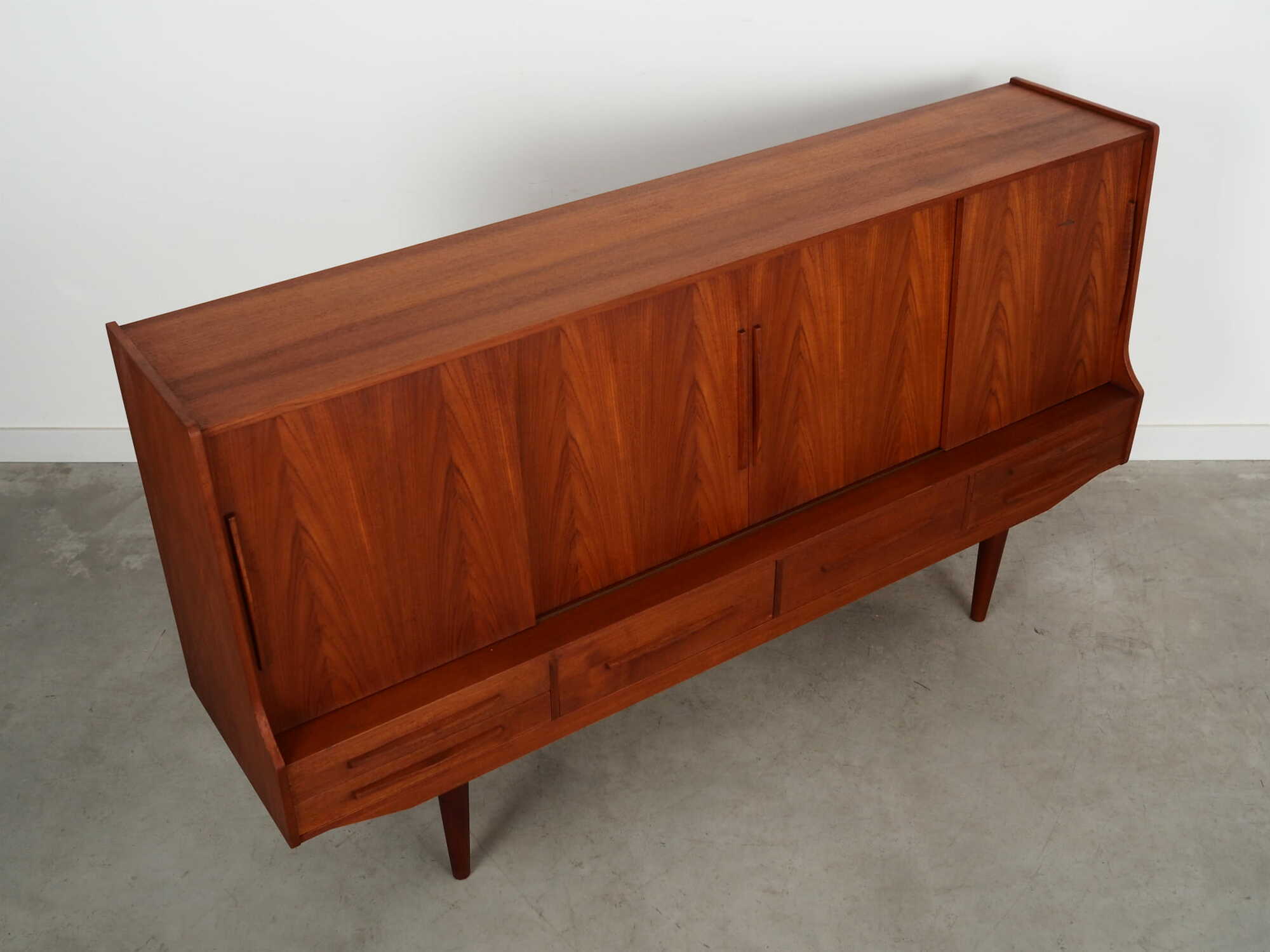 Vintage sideboard teak brown 1960s 7