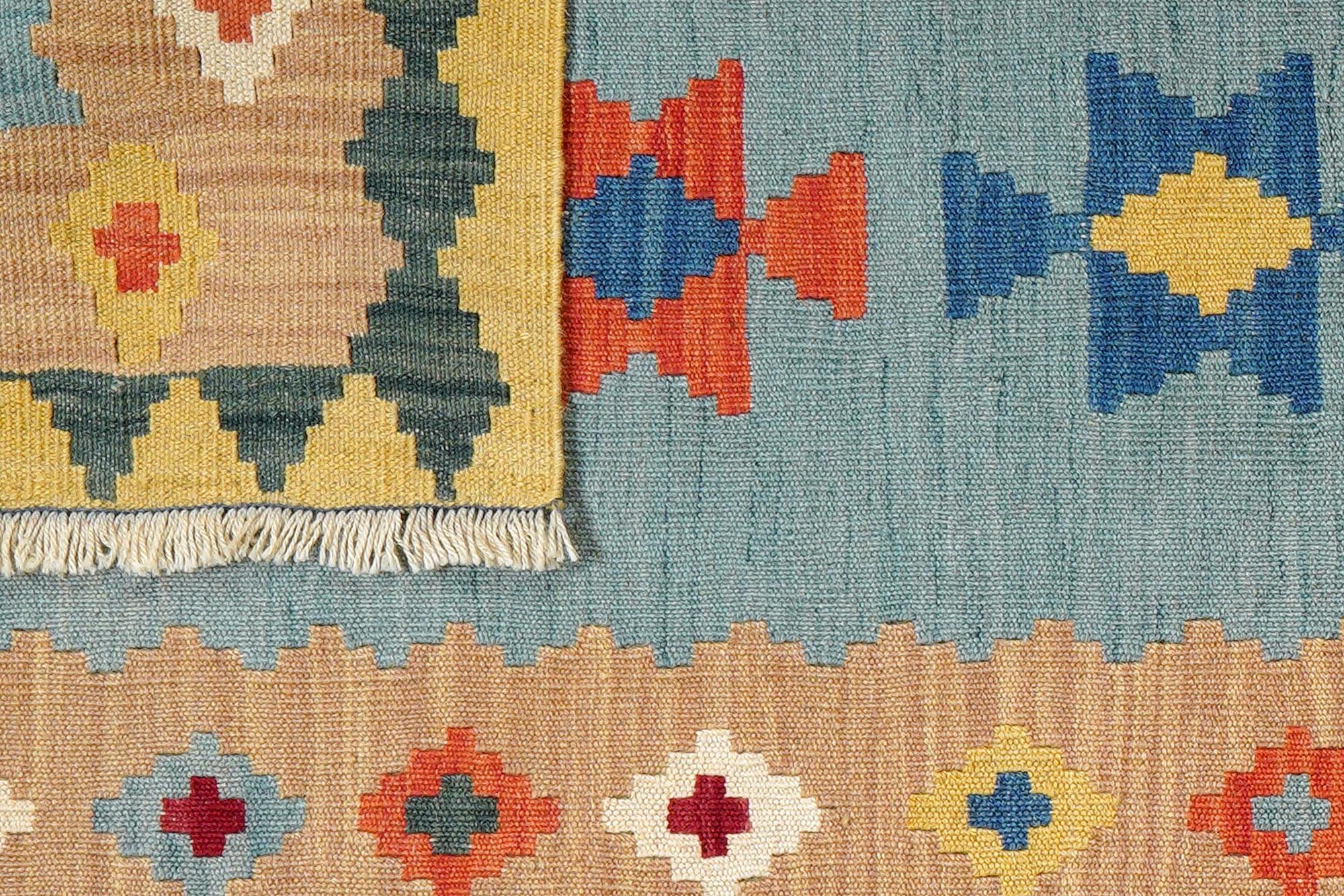 Kilim Gashgai Teppich Mehrfarbig 4
