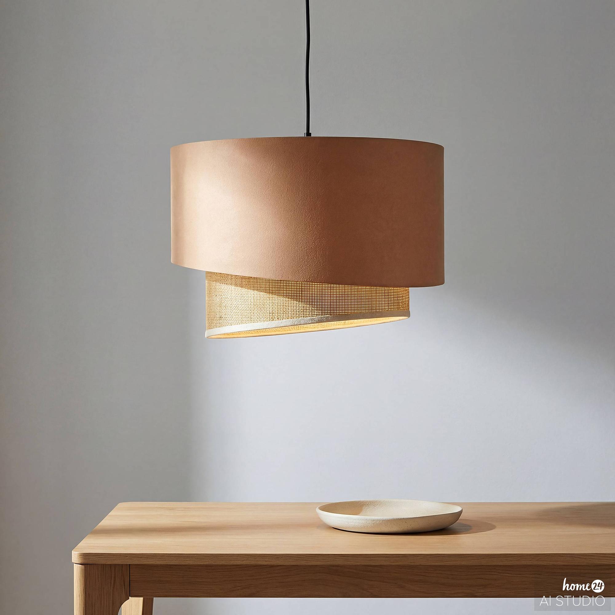 OKO Typ B Pendelleuchte 1-flammig Rattan  4