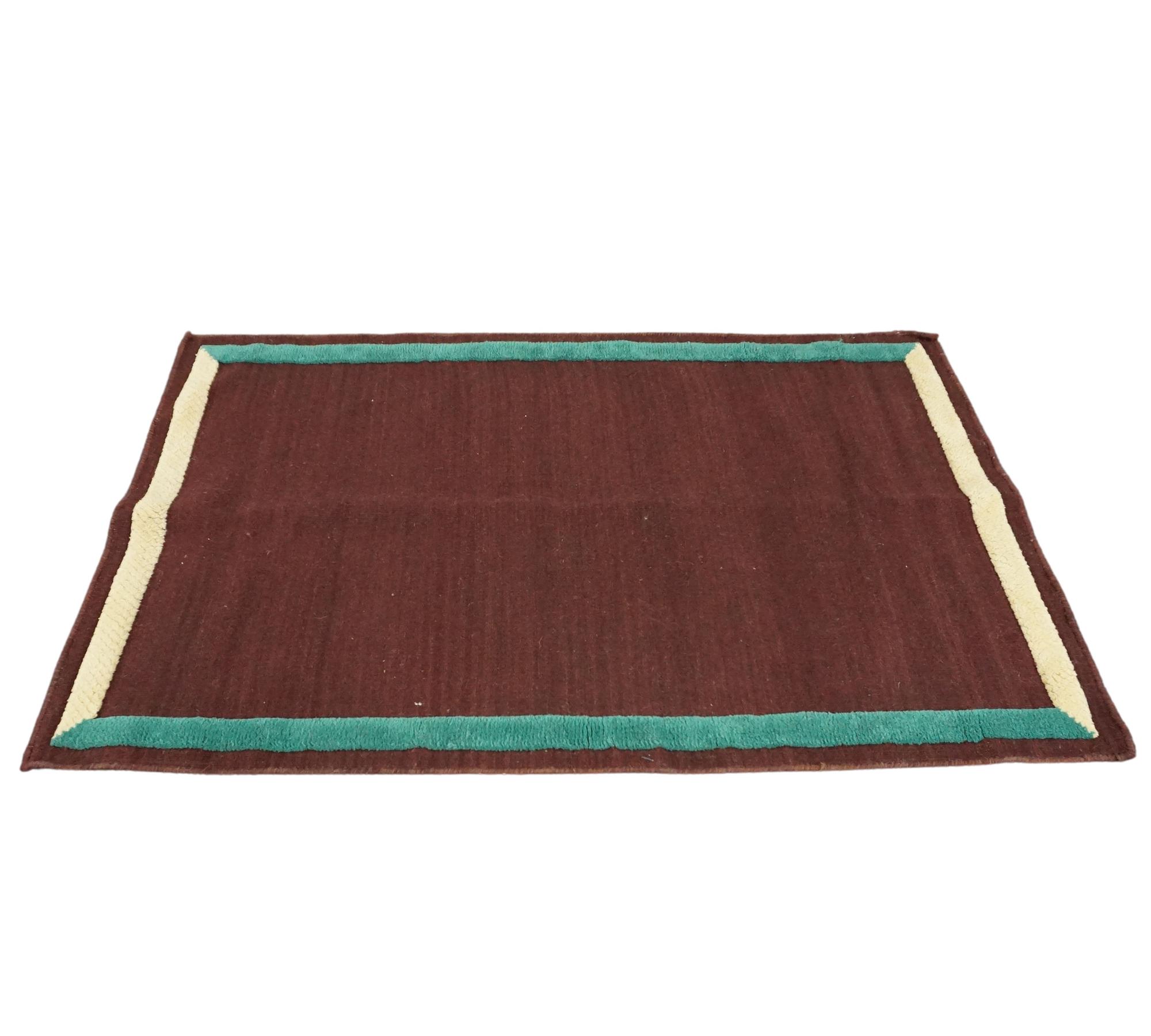 Framed AP13 Teppich Wolle Plum 1