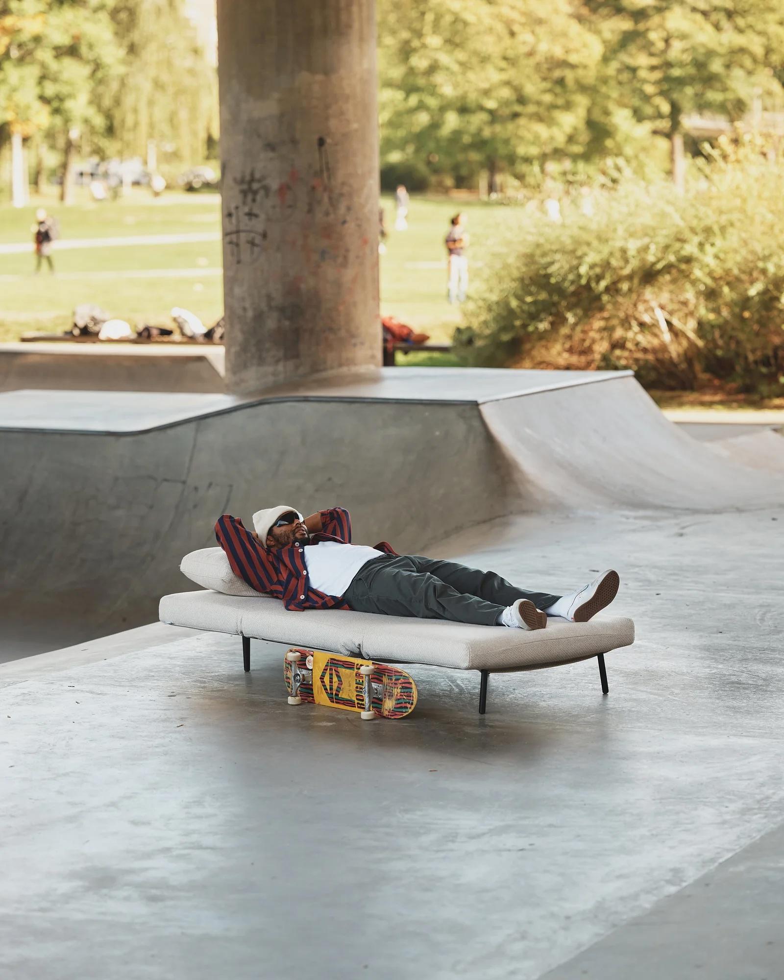 Ormen Schlafsessel Creme 90x200cm 1