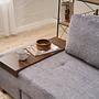 Perenna Sofa 3-Sitzer Chenille Grau 2