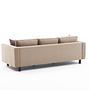 Kale Sofa 3-Sitzer Samt Creme 4