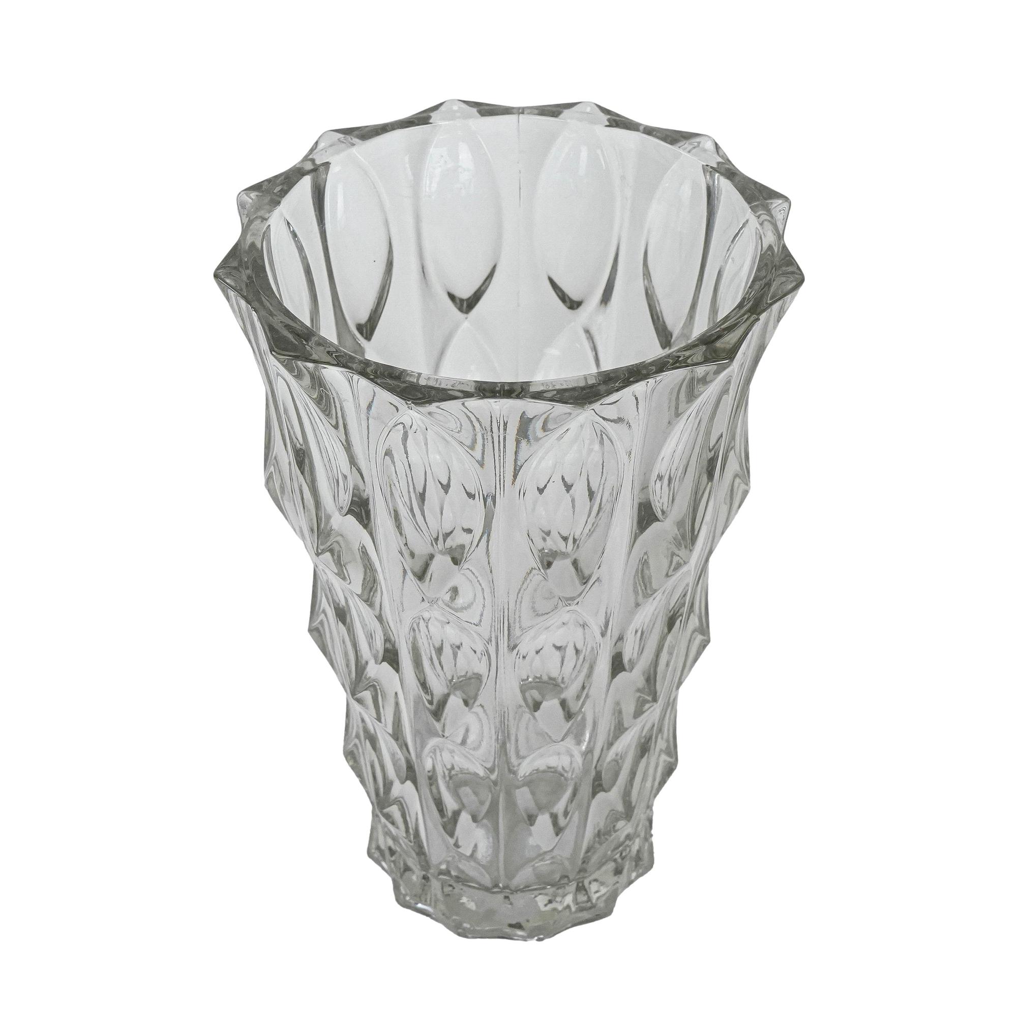Crystal vase Transparent 1960s 0