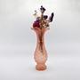 Vintage Blumenvase mit Wellenrand 1930er Jahre 2