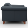 Amadeo Sessel Leder Blau 3