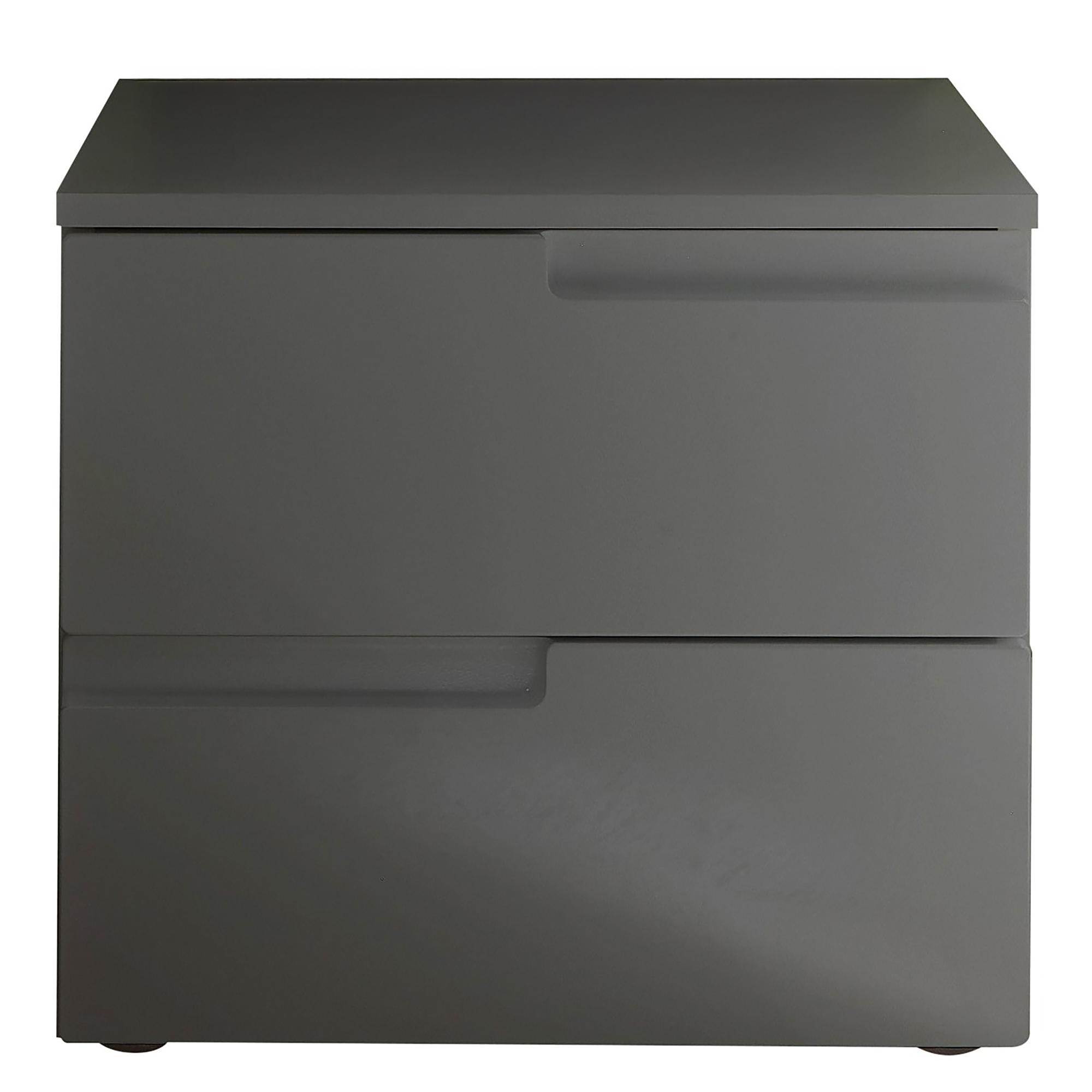 Nightstand Abelardo Graphite 42 cm 3