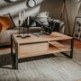 Couchtisch mit Schublade Eichendekor 6