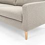 Astha Ecksofa Récamiere Rechts Beige Agnes Brown 4