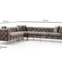 Elegantes Ecksofa Anthrazit 5