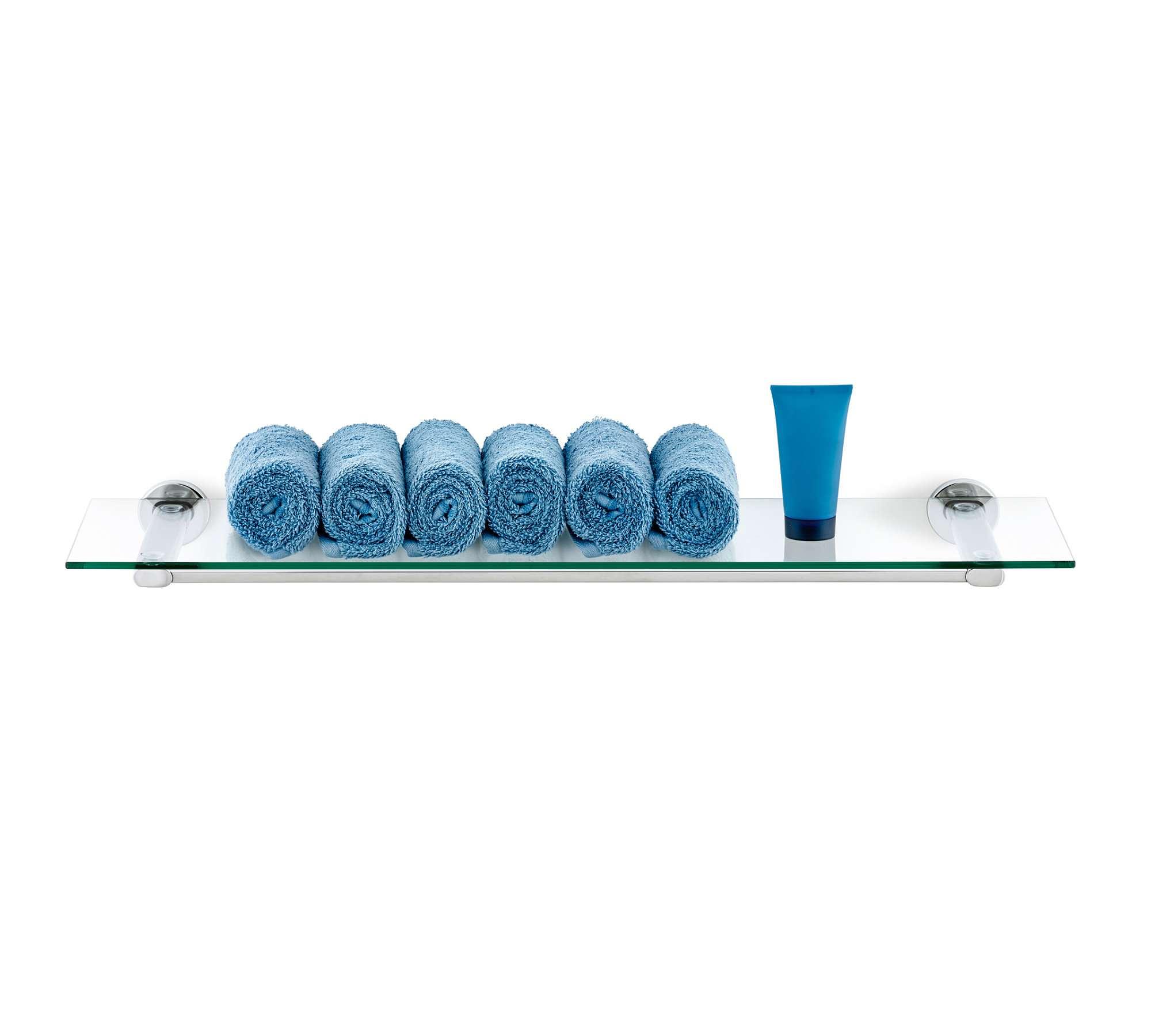 Areo towel rack glass stainless steel polished 68933 1
