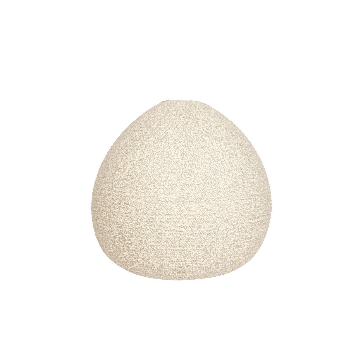 Kojo Lampenschirm Groß Papier Stahl Creme 1