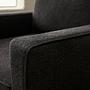 Lima armchair anthracite with black legs 2