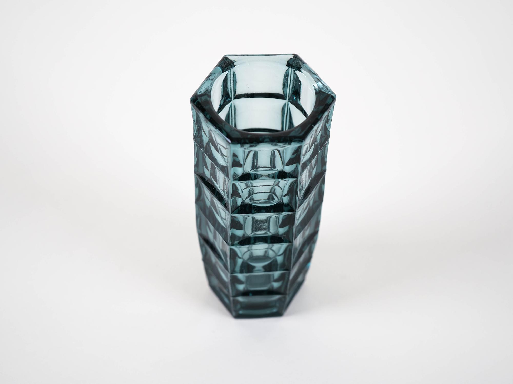 Glass vase 1970s 5