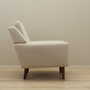 Armchair Textile Wood Cream 1970s 9