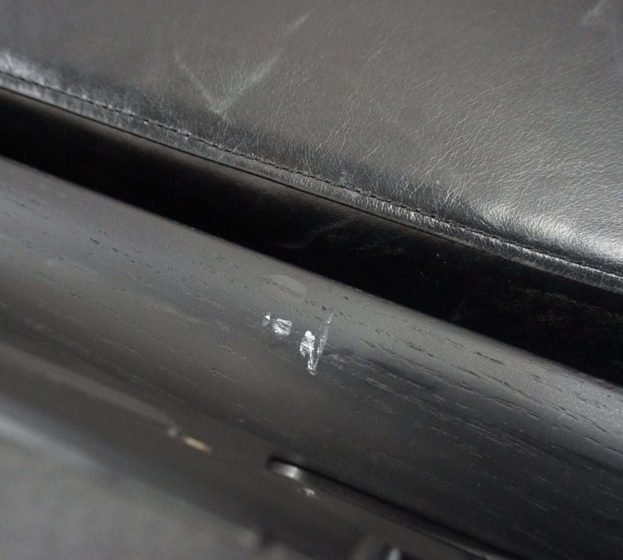 UTILITY 3-Sitzer Sofa Leder Schwarz 6