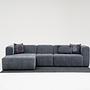 Beyza Sofa Récamiere Links Grau 1