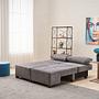 Perenna Sofa 3-Sitzer Chenille Grau 5